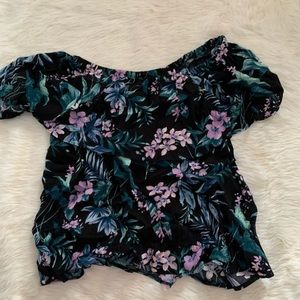 American eagle off the shoulder top